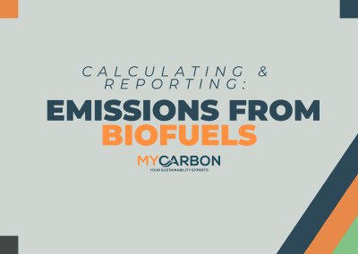 Calculating & Reporting Emissions From BioFuels