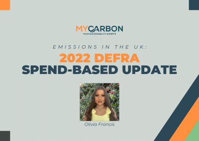 Emissions in the UK: 2022 DEFRA Spend-Based Updates